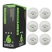 Seasaleshop Pelota de Ping Pong Pelotas Tenis Mesa Tres Estrellas, 6 Tenis de Mesa, Entrenamiento Profesional y Bolas de Competición. Uso Interior/Exterior Rebote Redondez Dureza Mejorados