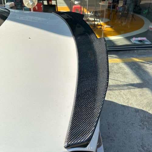 for BMW 5 Series E60 Base Sedan M Tech M5 2004-2010 Carbon Fiber Rear Trunk Spoiler