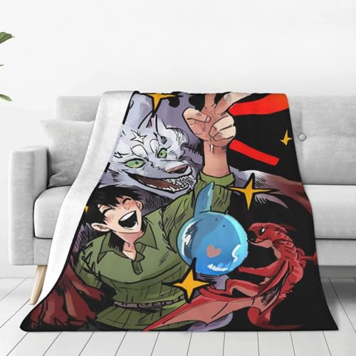 とんでもスキルで異世界放浪メシ 毛布 ブランケット 大判 フリーサイズ 暖かい 軽量 ふわふわ 一人用 ソファ ベッド オフィス 膝掛け 洗える 秋冬40"x30"