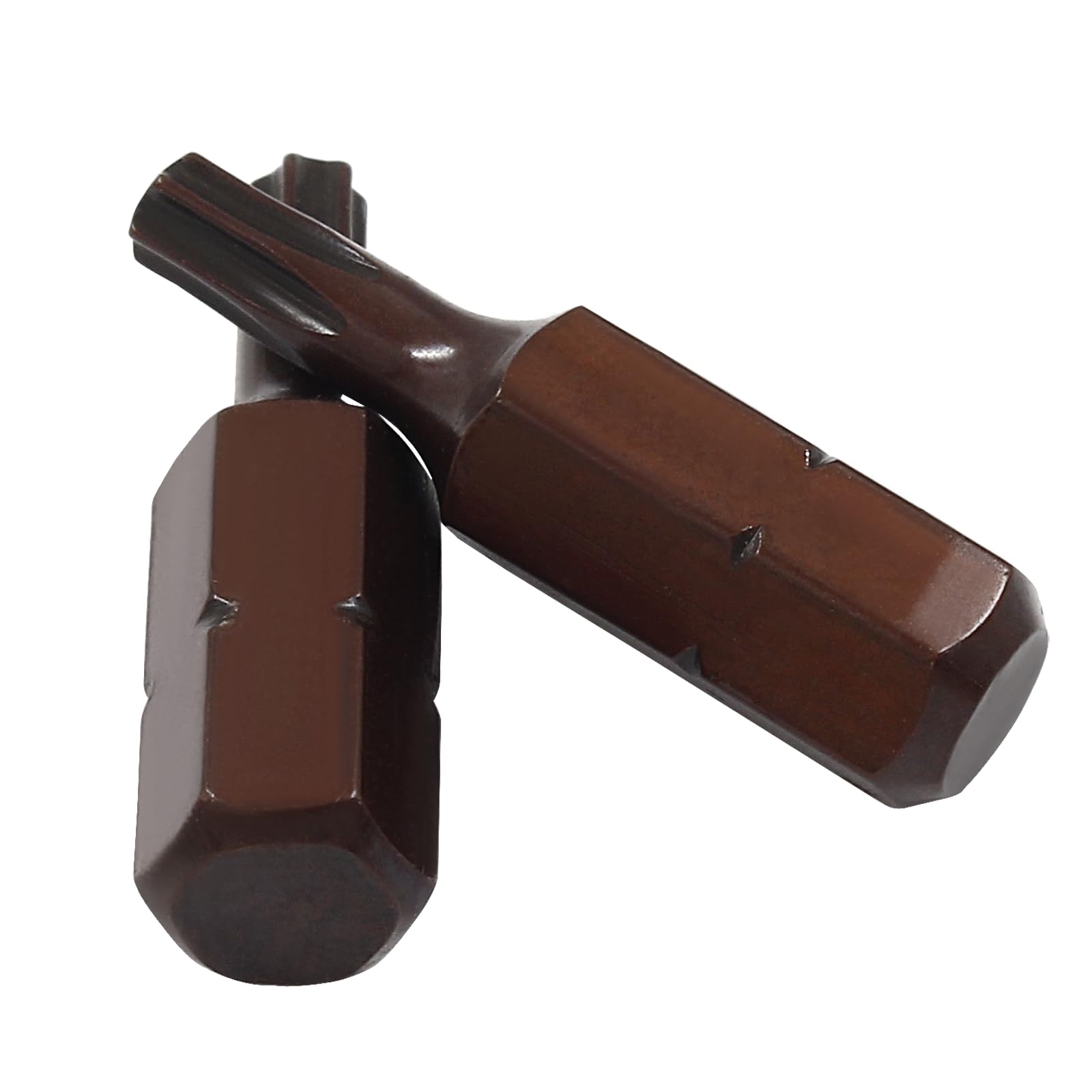 Bivethoi TT15 Torx Impact Screwdriver Bit Set, 1/4" Magnetic Phillips Screw Driver Bits Hex Shank (Length: 1", 12 Pack)