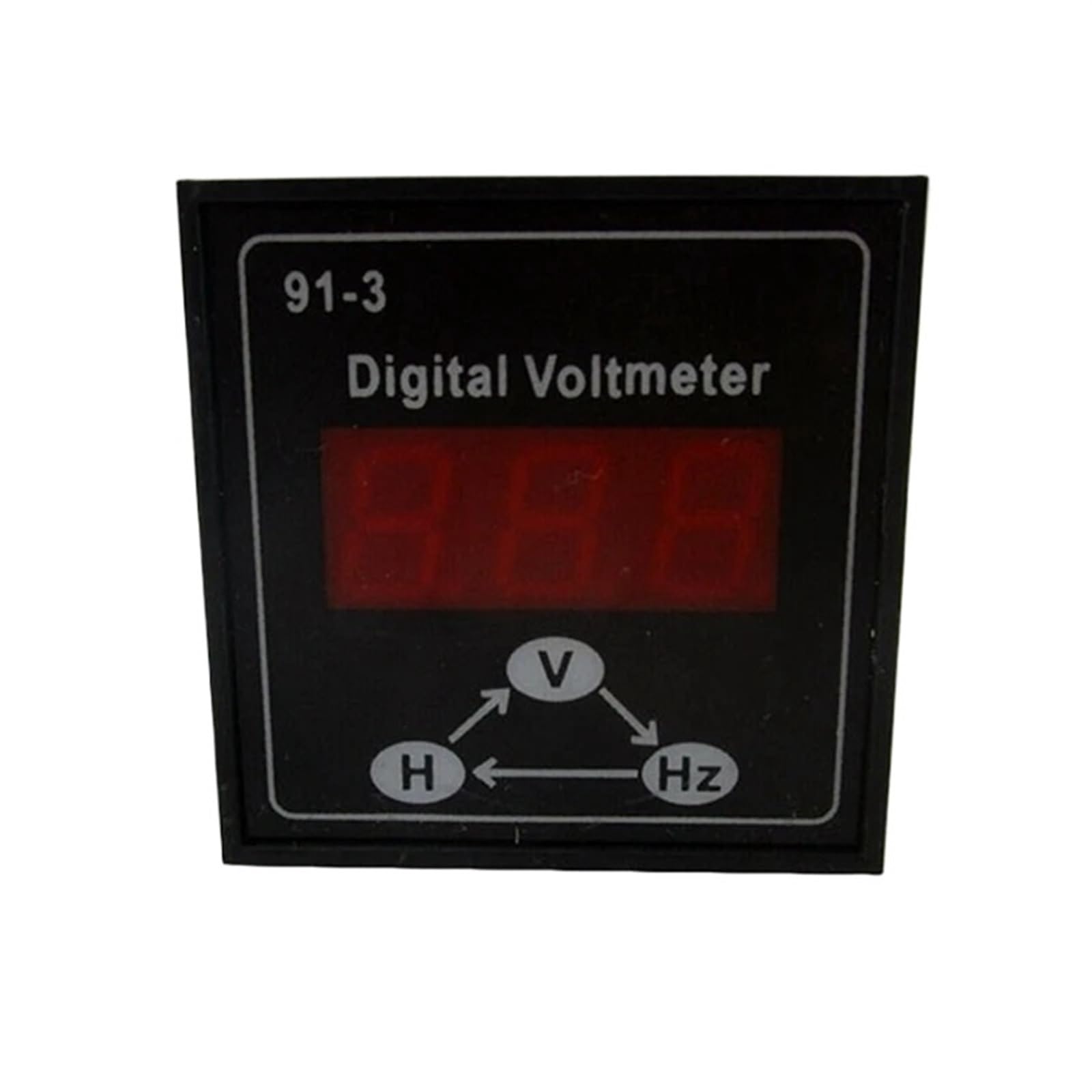 91-3 Digital Voltmeter for Gasoline Diesel Generator Replacement 220V 380V Single Phase 3 Phase Voltage Meter Home Tool