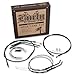 Burly Brand Black 12" Ape Hanger Cable/Brake/Wiring Kit B30-1042