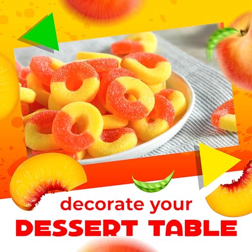 Laetafood Peach Rings Gummy Candy thumb #3