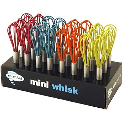Set of 3 Colourful Retro Mini Whisks Cover