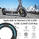 2 Stück Vollgummireifen für Ninebot G30/G30d/G30e/G30lp/G30 Max 10x2.5 Zoll Ersatzreifen 60/70-6.5 E Scooter Solid Reifen E Scooter Reifen 10 Zoll