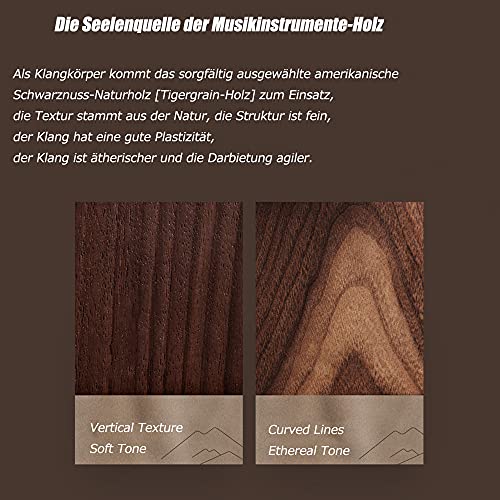 Kalimba 21 sleutels, marimpafoon professionele duim piano muziekinstrument met bladmuziek, opbergtas en tuner etc. Ideaal voor persoonlijk gebruik of als een geschenk - Image 3