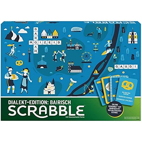 Mattel Games GPW44 - Scrabble Dialekt-Edition Bayern Cover