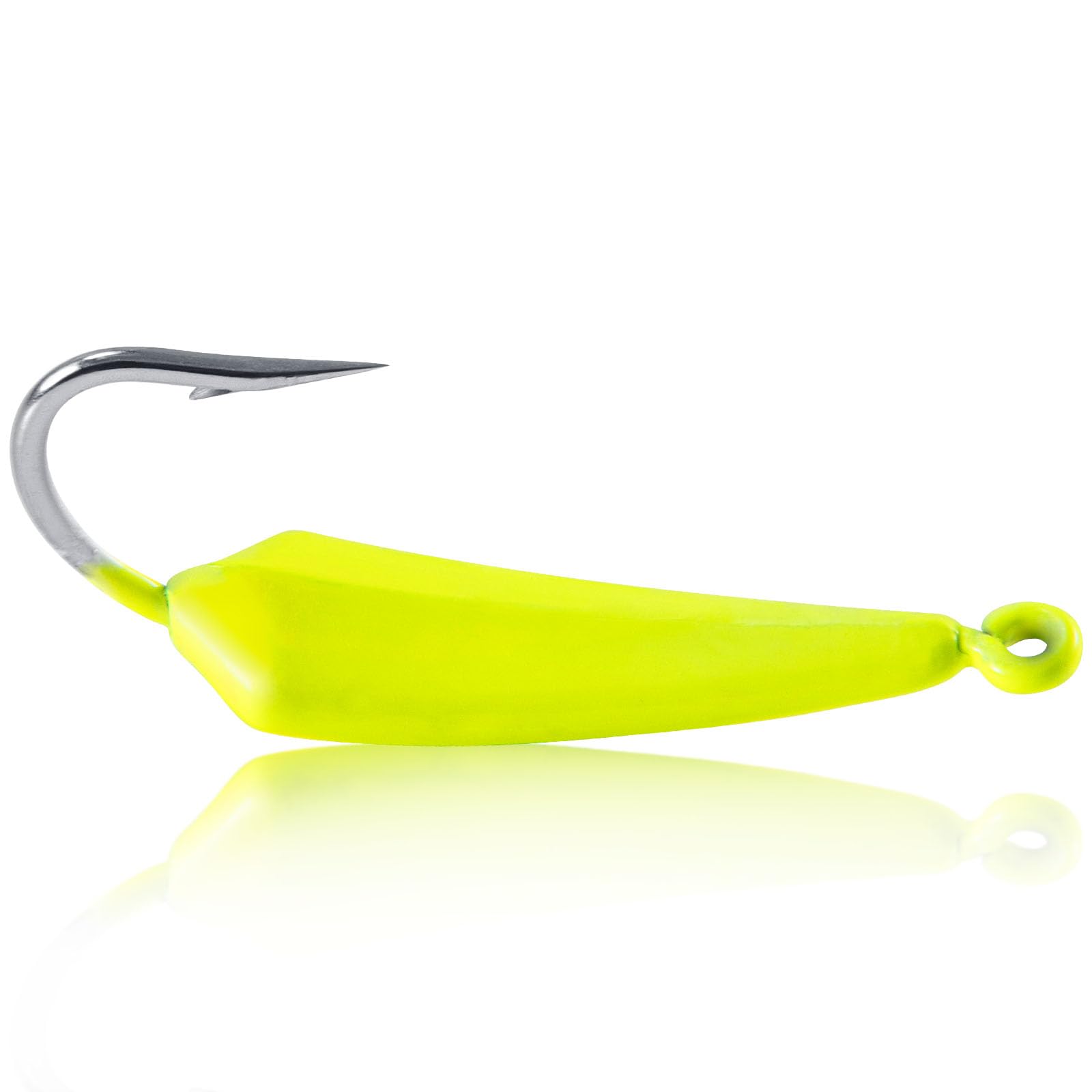 Dr.Fish 10 Pack Pompano Jigs Saltwater Surf Fishing Jig Heads Stand Up Banana O'Shaughnessy Hooks Beach Casting Flounder Redfish Halibut Striper Mackerel