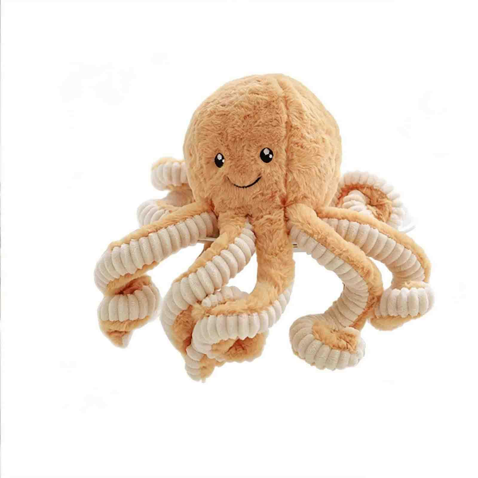 Colorful Toy Armed Jellyfish Soft Stuffed Baby Doll Gift Octopus Plush with Long Tentacles 22cm