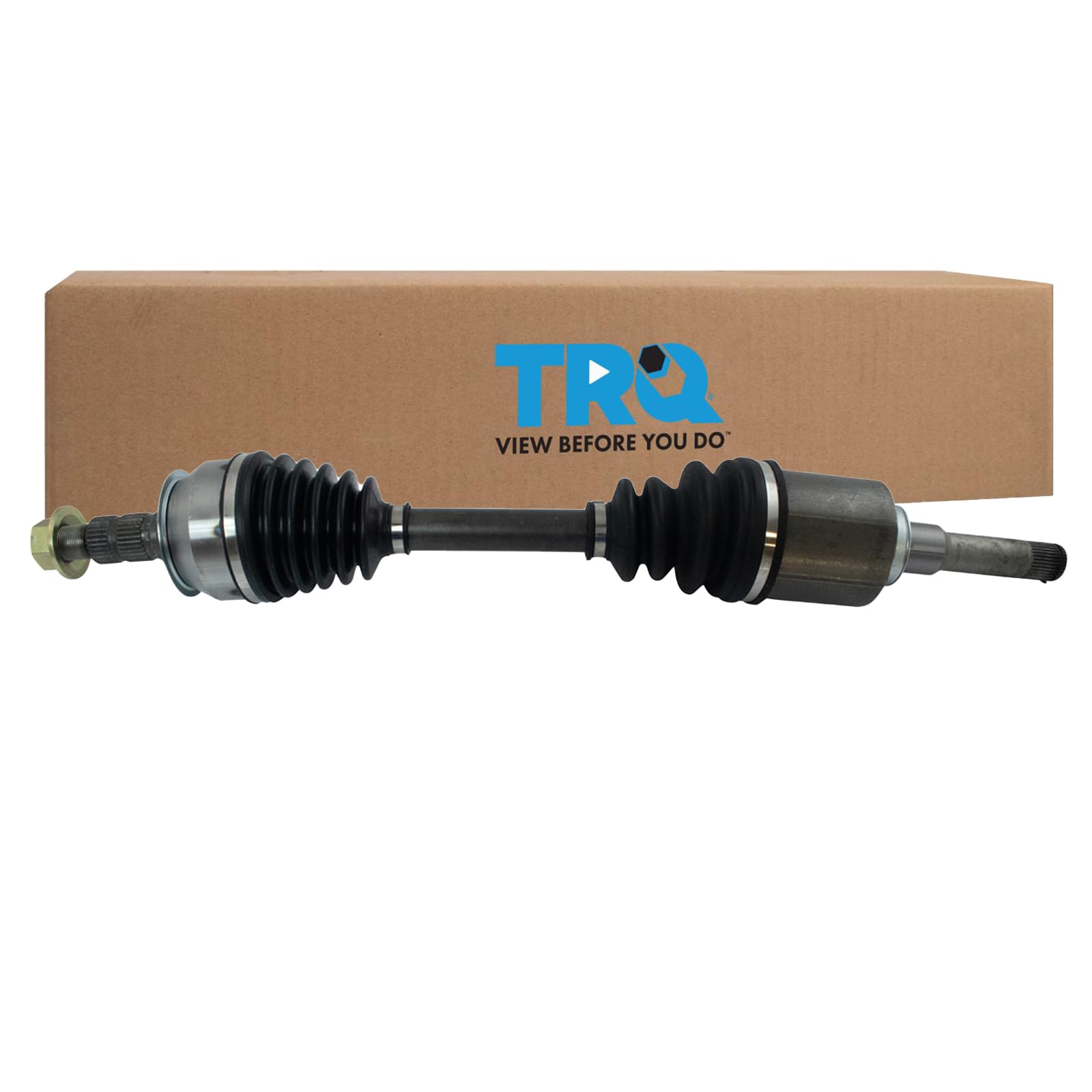 TRQ Front Driver Side CV Axle Assembly Compatible with 2014-2019 Chevrolet Impala 2.5L 2014 Impala 2.4L 2013-2015 Malibu 2.5L 2013-2014 Malibu 2.4L 2011-2016 Buick LaCrosse 2.4L