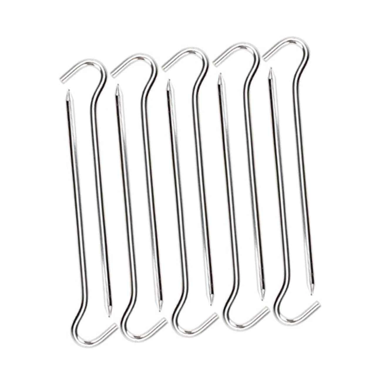 10 Stück Aluminium-Hering, Metallpfähle, Spikes, Camping-Zelt, Camping-Überdachung, Zelt, Poolleiter, Matte, Zelthering, Camping-Hering, Zelt für Camping, robuster Zelt-Markisen-Hering, Camping-Vorz