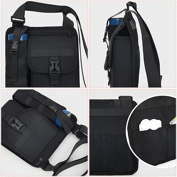 Prevalentn Shoulder Bag, Shoulder Bags With Water Bottle Holder, For Outdoor sports, fitness3