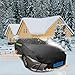 Half Car Cover for Ford Figo 2016-2021 Car Covers, Waterproof Protection for Sunroof Cover,Snow and Frost Protection Anti UV Car Cover with Reflective Strips