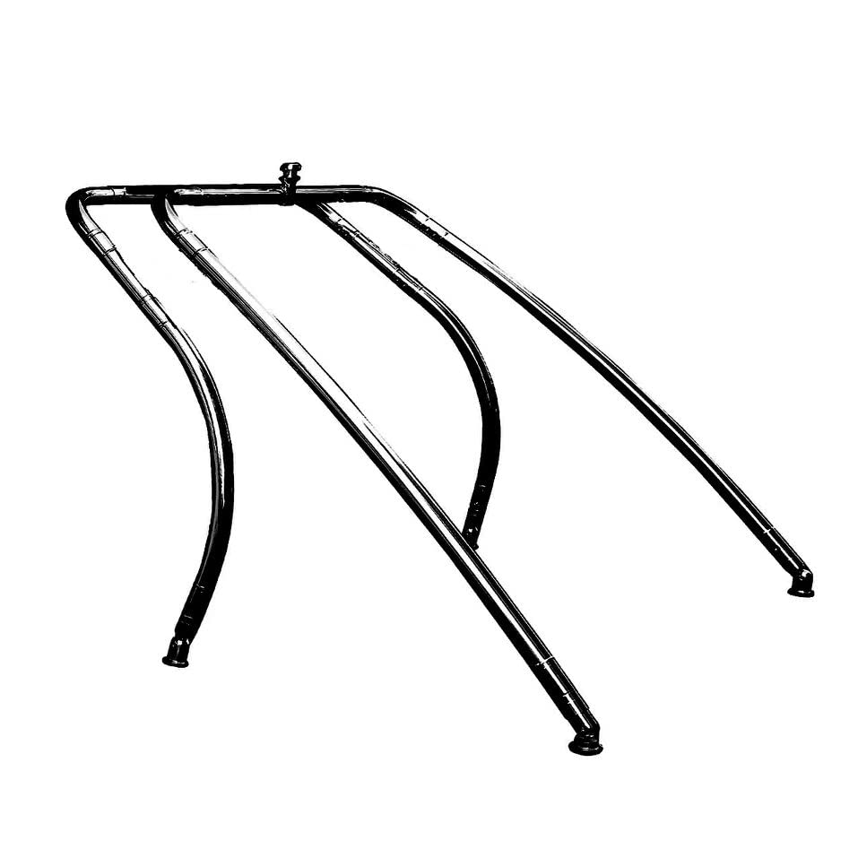 Krypt Towers Thrust Wakeboard Tower, Forward or Reverse Leaning, Single Bolt Feet, 2.25 inch Tubing, Optional Integrated Over Tower Bimini