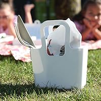 Koziol KLIKK Besteckset 3-teilig | Löffel, Gabel, Messer | für unterwegs, zusammensteckbar, leicht | biozirkulärer Kunststoff, spülmaschinengeeignet | Lunch To Go, Reise, Picknick (soft grey) – Ansicht 9