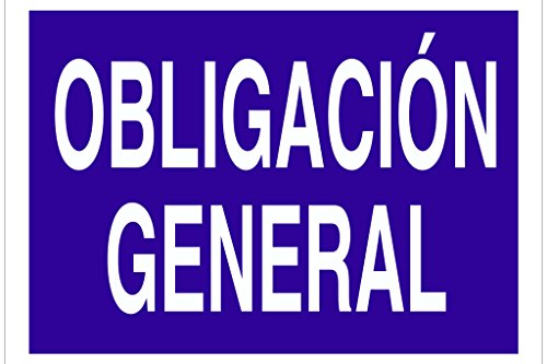 Plimpo Señal Poliestireno 297X210 Obligación General En Oferta Cofan O59Tpl297210 Señal Poliestireno, 297 X 210 Mm