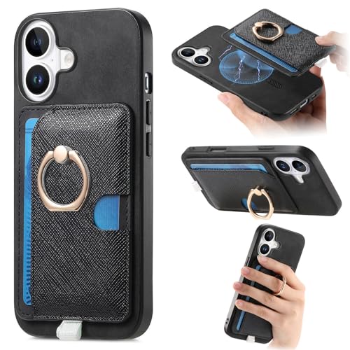 Jajaful iPhone 16 P[X 蒠^ MagSafeΉ  2 in 1 ACtH16 P[X 蒠^ phone16P[X Ot ~ 360°] X^h@\ iPhone 16 gуJo[ z^ X}zP[X A