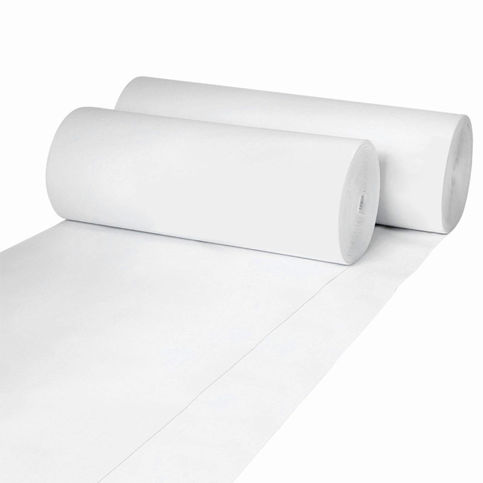 Wedding Carpet, Floor Mat, Anti Slip Aisle Runner, Hallway Rug for Hallway Party Decoration Wedding Birthday Events, White