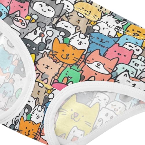 GuoChe Hipster Panties Soft Triangle Panties Organic Underpants for Kid in Sizes 2T,3T, 4T, 5T, 6Y and 8Y4