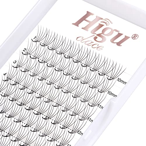 Higu clace Eye s 5D 0.07 C Curl Mix 10-15mm Volume Eye Pointed Base Middle Stem(5D 0.07 C Mix 10-15), 5D 0.07 C MIX(10-15)