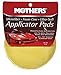 Mothers 156501 Yellow Microfiber Ultra Soft Applicator Pad (Two 5 Inch Pads)