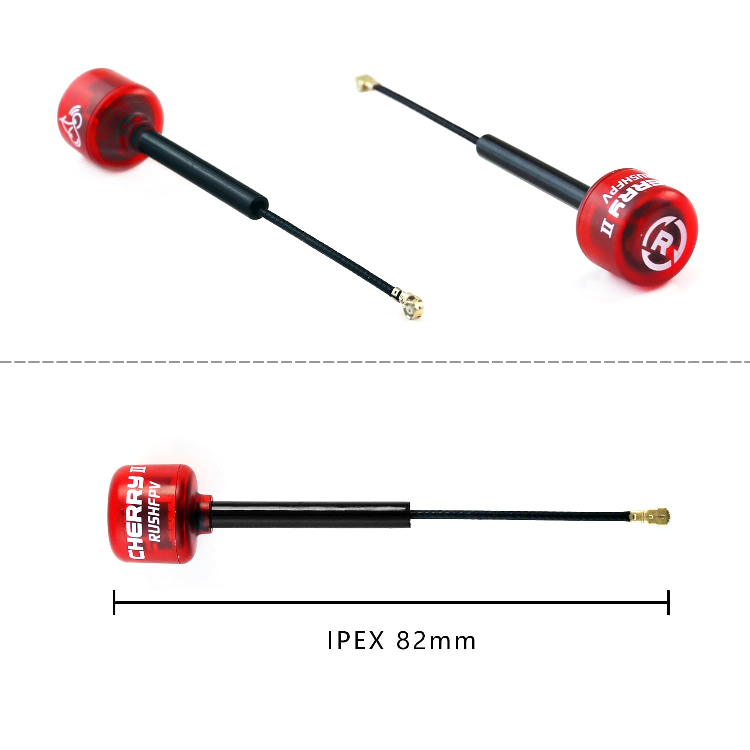 Rush Cherry2 FPV 5.8G Antenna IPEX UFL RHCP LDS FPV Racing Antenna 82CM per FPV Quadcopter Racing Drone