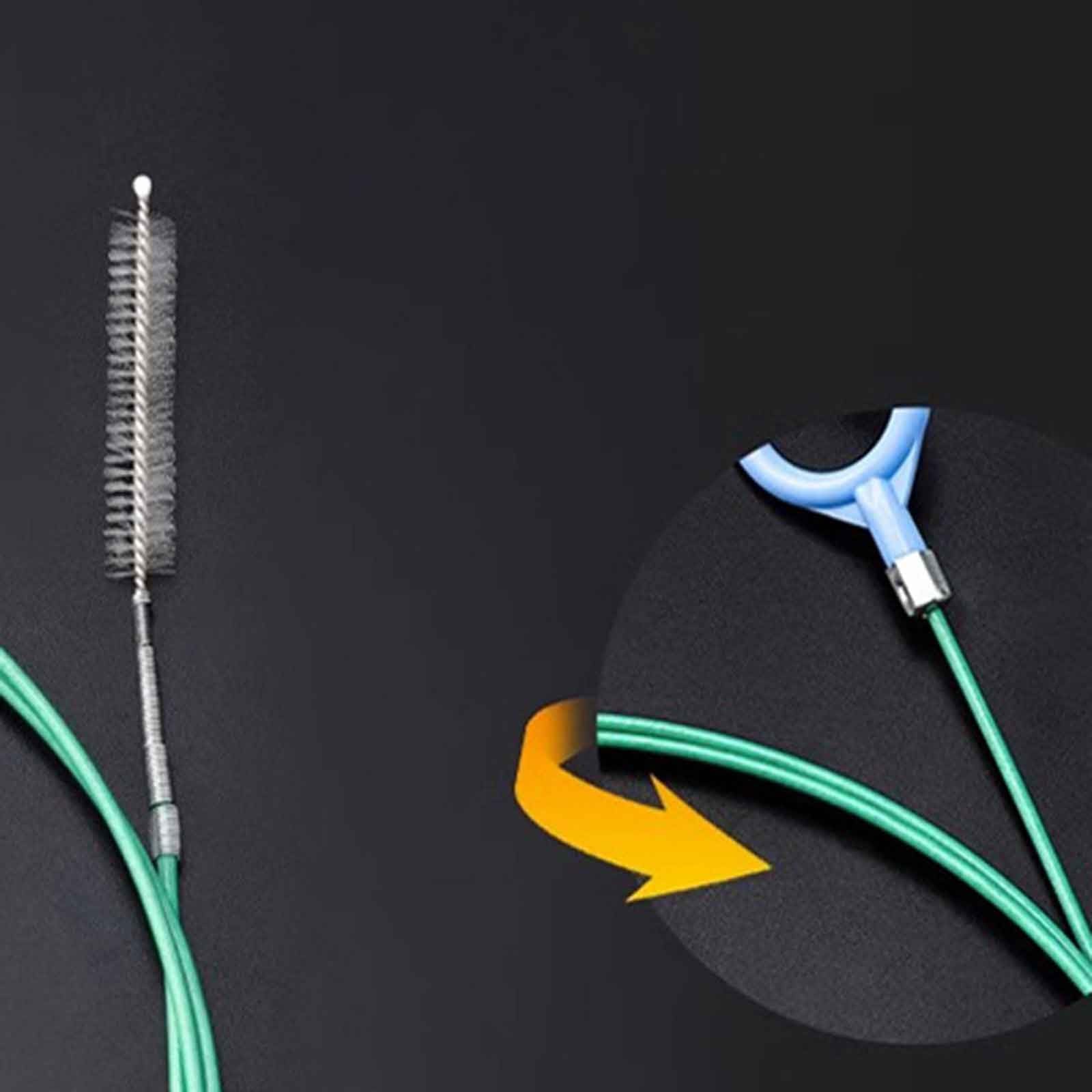 150cm Flexible Car Drain Dredge Sunroof Cleaning Brush Tool Kit