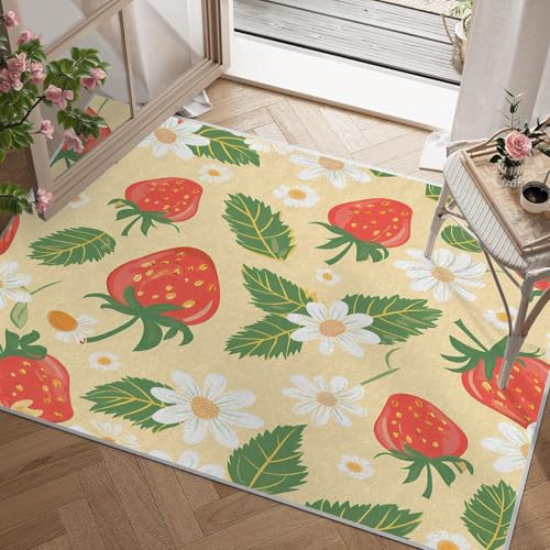 Descente de lit ado vert Y24 lavable en machine et tapis salon doux - 6