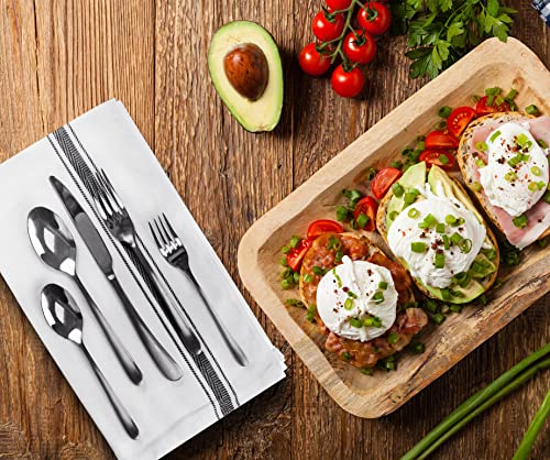 Utopia Towels Dish Towels, 15 X 25 Inches, 100% Ring Spun Cotton Super Absorbent Linen Kitchen Towels, Soft Reusable Cleaning Bar And Tea Towels Set (12 Pack, Black) #TOP5