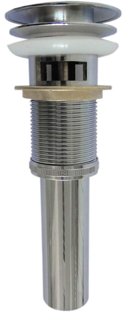 BERNSTEIN - Bonde Lavabo Pop-Up + trop-plein, Valve Clic-Clac Chrome, Système vidage Vasque Bouchon Chrome Ø64mm