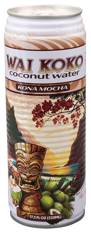 Amazon.com: Wai Koko Coconut Water - KONA MOCHA, 17.5 fl oz (12pk