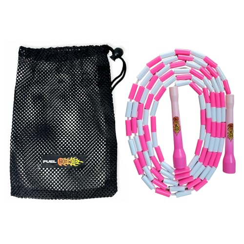 Corda Pular Segmentada Crossover Beaded Rope Freestyle Ajustável ...