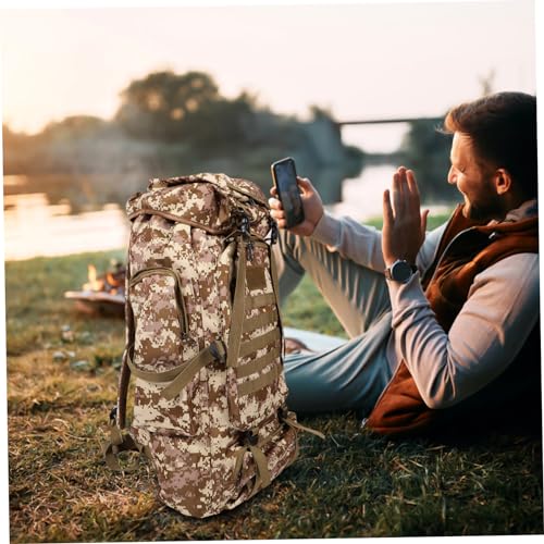 Mochila para senderismo y camping con doble hombro miniatura 7