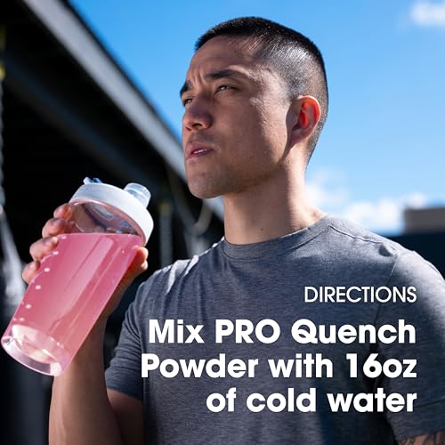 Image of Optimum Nutrition Pro Quench, 10g Clear Protein, 10g Collagen peptides & Electrolyte Powder Drink Mix, Strawberry, 20 Servings, 520 Grams (Packaging May Vary) (Pack of 6)