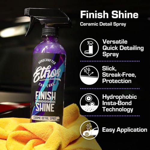 Ethos Finish Shine - Spray Detallante Cerámico para Auto miniatura 2