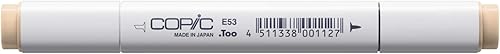 Miniatura 1 de Copic Marcador con punta reemplazable, E53-Copic, seda cruda