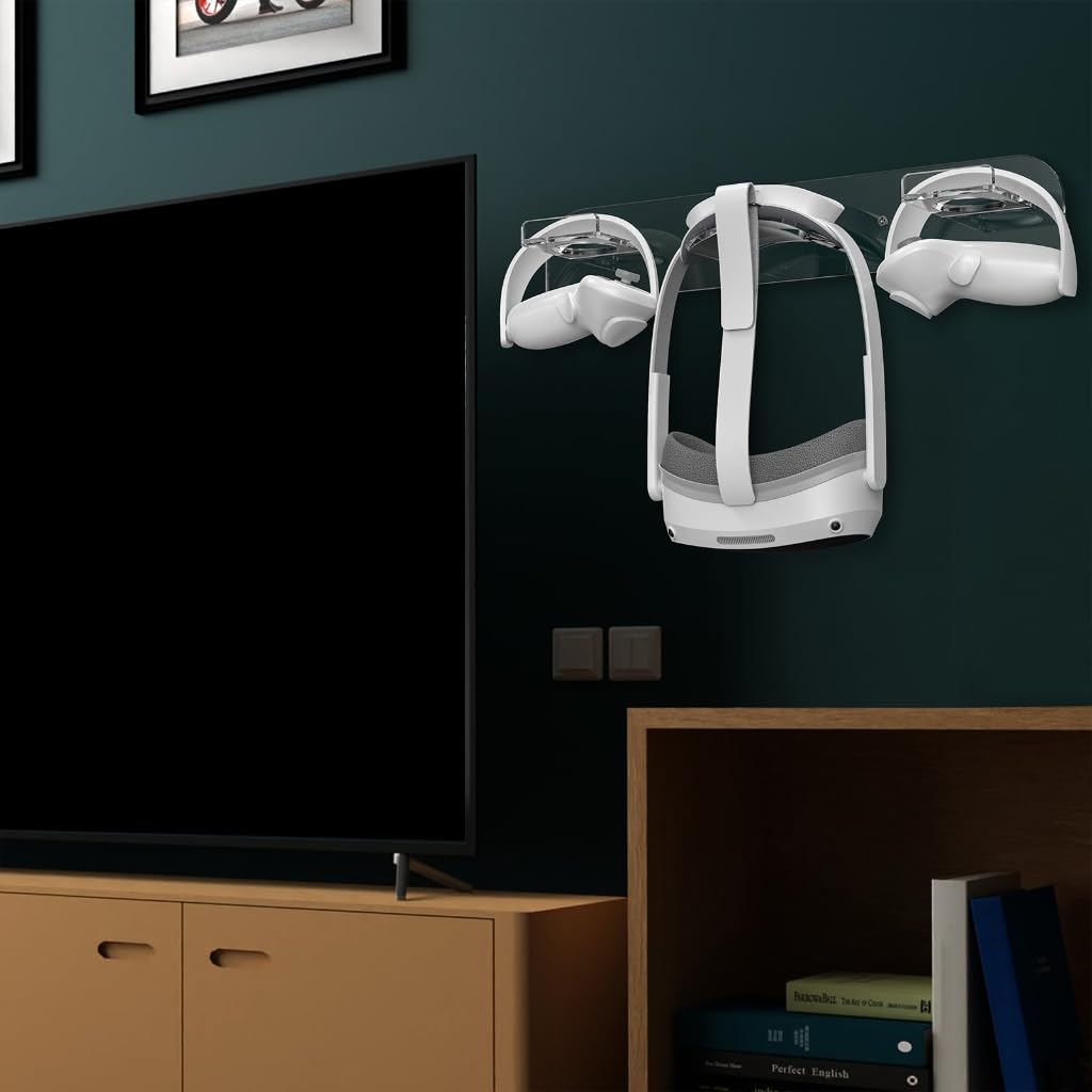 Uchwyt ścienny VR na 4 okulary VR akrylowy uchwyt ekspozycyjny
