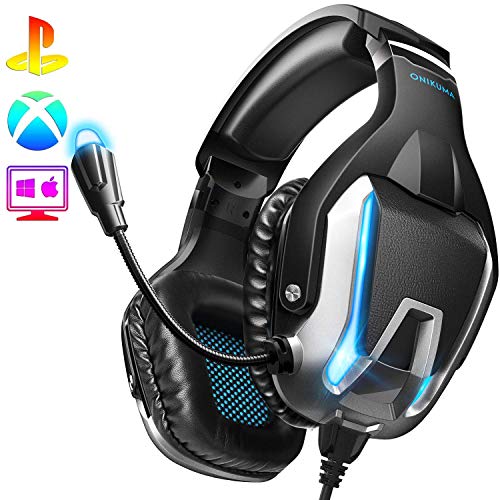 ONIKUMA Gaming Headset- PS4 Headset Xbox one Headset Gaming Headphone with Surround Sound