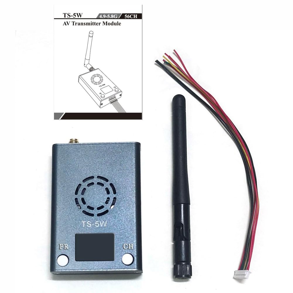 Malloy Modulo Trasmettitore AV Modulato FM A Banda Larga Trasmettitore Audio Video In Metallo
