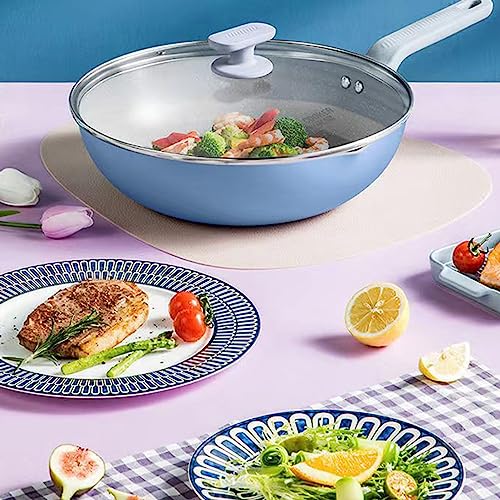 Wok con fondo plano multiusos para todas cocinas miniatura 3