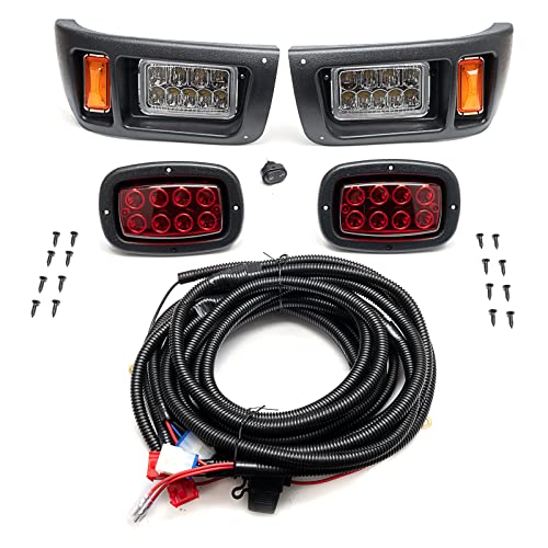 Buy Headlight Tail Light Kit Assembly Compatible with Club Car DS Golf Cart LED Headlight