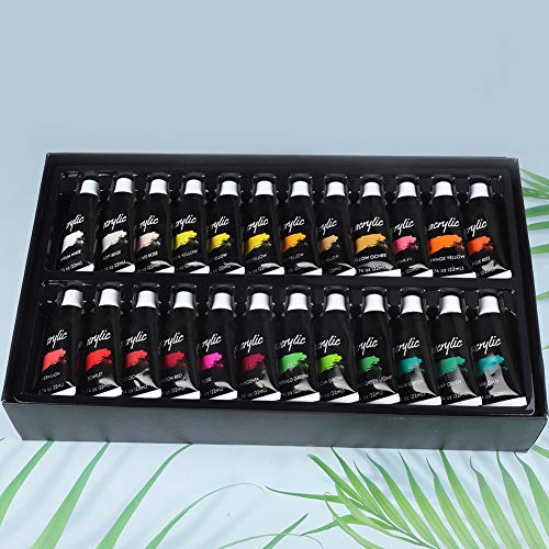 Yinuoday Acryl Verf Set 48 Kleuren 22 ml DIY Acryl Pigment Kleurrijke Verf Set Schilderen Tekening Accessoire voor Kinderen en Volwassenen - Afbeelding 5