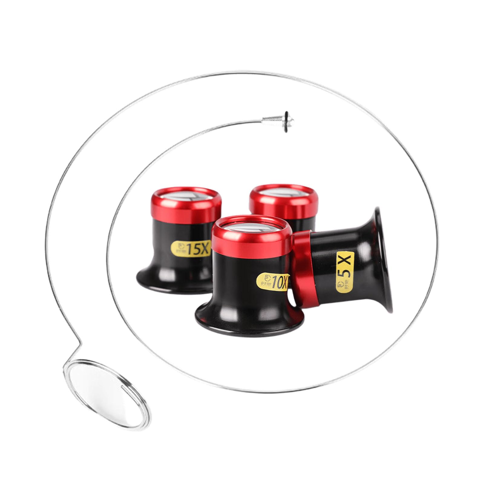 Professional Magnifier Glass for Precisions Watch Repair and Jewelry Inspection with ABS Construction Watchmaker Magnifier