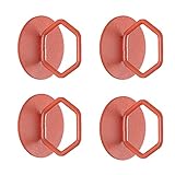 4 Pcs Metal Self-Stick Instant Cabinet Pull Handles Cupboard Drawer Sliding Door Window Handle...