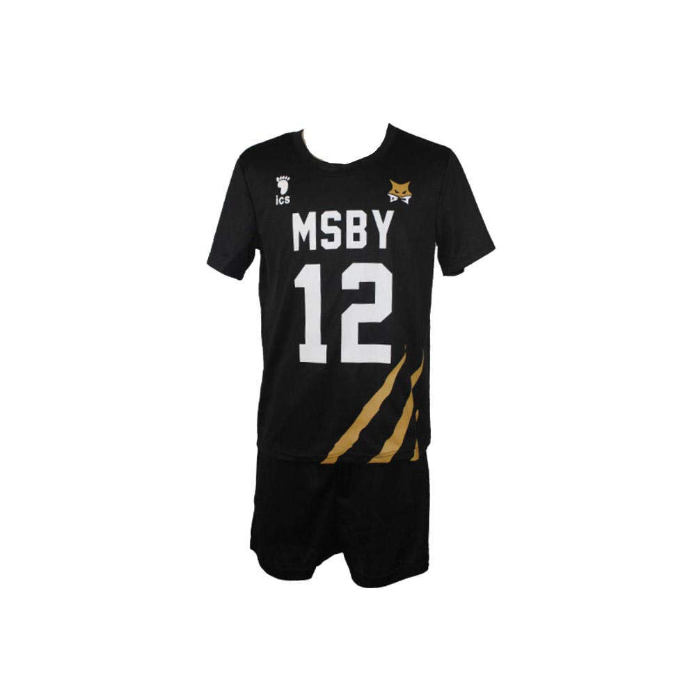 Tuboshu Cosplay Costume Haikyuu MSBY Black Jackals Karasuno High M-i-ya Atsumu Hinata Shouyo Volleyball Uniforms Anime Sportswear Jerseys