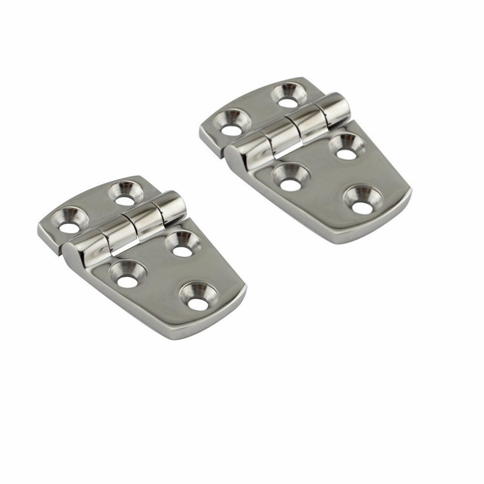 Nvsfzgiyg 38X57mm 2Pcs Boat Door Hinge Marine 316 Stainless Steel Short Side For Yacht(38X57mm)