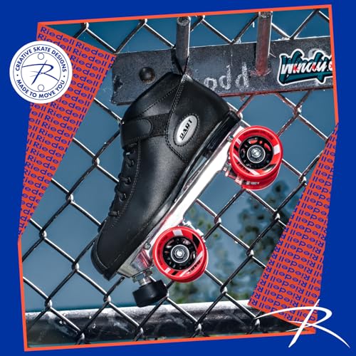 Image of Riedell Dart Roller Skates for Men and Women - Colorful, Ultra-Durable Speed Skate with Precision Fit and Matching Color Wheels, Roller Skates