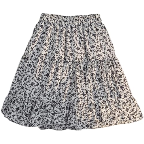 SANGTREE Girls' Floral Print Midi Skirt, 3-12 Years