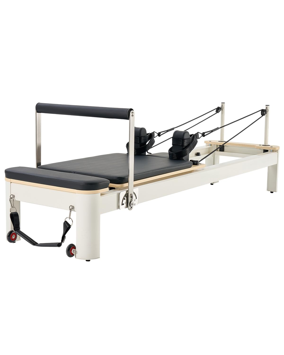 VEVOR Pilates Reformer Machine for Home Gym, with Jump Board/Reformer Box/Chair/Spine Corrector/Springboard/Foldable & Dual Resistance Springs |