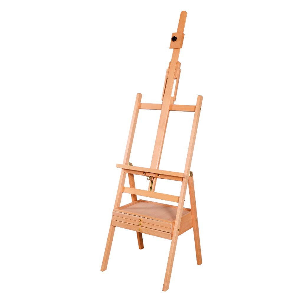 HADECOLL Painting Stand Easel,With Storage Drawer Can Lean Forward Height Adjustable Studio Easel Canvas Display Stand